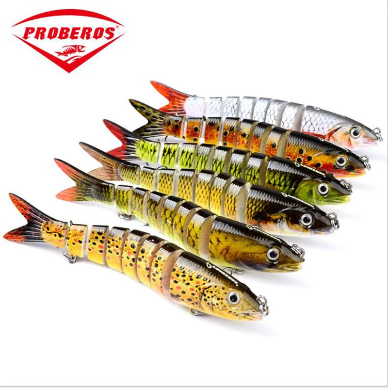 PRO BEROS 13CM 19G 12 Colors 8 Segments Fishing Lures Artificiais Hard Bait Fishing Tackle Wobblers isca de pesca
PRO BEROS 13CM 19G 12 Colors 8 Segments Fishing Lures Artificiais Hard Bait Fishing Tackle Wobblers isca de pesca