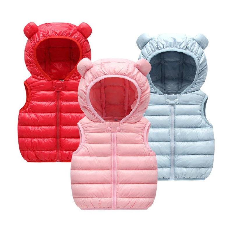BOTEZAI new children's vest children's girls solid color vest hooded jacket winter autumn vest fashion boy baby jacket
BOTEZAI new children's vest children's girls solid color vest hooded jacket winter autumn vest fashion boy baby jacket