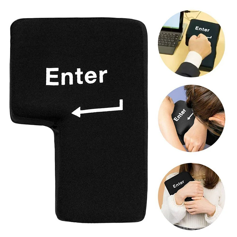 Home Office Big Enter Key Decompression Pillow USB Gadgets Desktop Nap Cotton Pillow Anti Stress Button Laptop Novelty Gift
Home Office Big Enter Key Decompression Pillow USB Gadgets Desktop Nap Cotton Pillow Anti Stress Button Laptop Novelty Gift