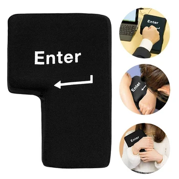 Home Office Big Enter Key Decompression Pillow USB Gadgets Desktop Nap Cotton Pillow Anti Stress Button Laptop Novelty Gift
Home Office Big Enter Key Decompression Pillow USB Gadgets Desktop Nap Cotton Pillow Anti Stress Button Laptop Novelty Gift