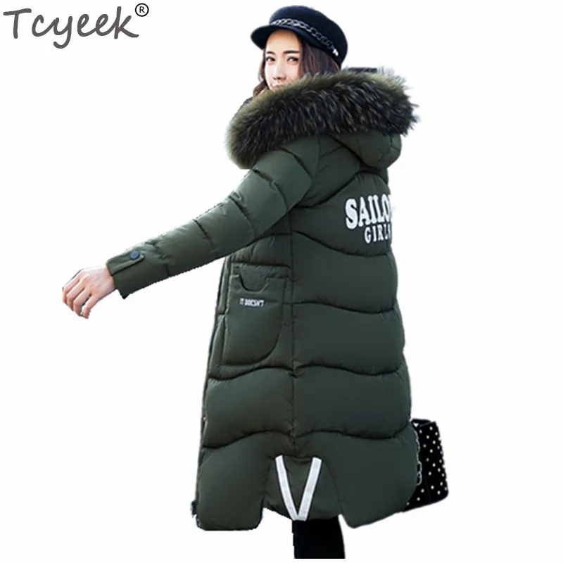 Tcyeek 2019 New Fashion Winter Jacket Women Warm Cotton Big Fur Collar Hooded Female Parka Black Chaqueta Mujer Outerwear CJ356
Tcyeek 2019 New Fashion Winter Jacket Women Warm Cotton Big Fur Collar Hooded Female Parka Black Chaqueta Mujer Outerwear CJ356