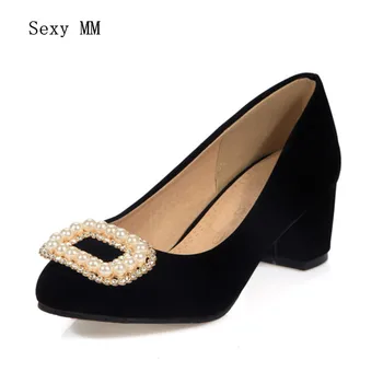 Women Med High Heels Pumps Woman High Heel Shoes Stiletto Party Wedding Shoes Kitten Heels Plus Size 33-40 41 42 43 High Quality
Women Med High Heels Pumps Woman High Heel Shoes Stiletto Party Wedding Shoes Kitten Heels Plus Size 33-40 41 42 43 High Quality