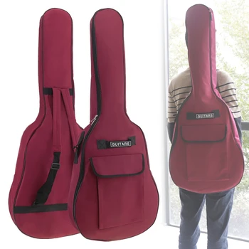 40/41 Inch Oxford Fabric Guitar Case Gig Bag Double Straps Padded 5mm Cotton Waterproof Soft Backpack
40/41 Inch Oxford Fabric Guitar Case Gig Bag Double Straps Padded 5mm Cotton Waterproof Soft Backpack