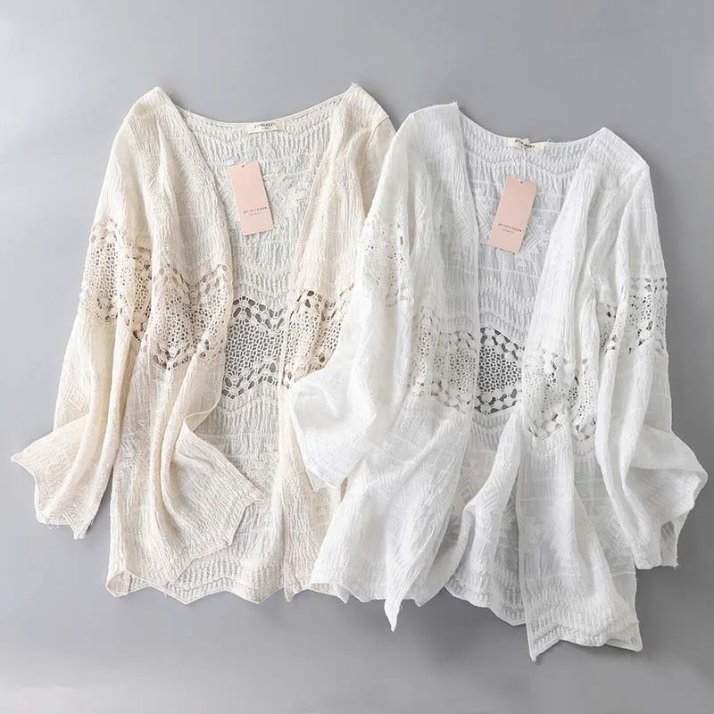 Q5083 Women Casual Pure Color Open Stitch Crochet Jacket Summer Beach Stylish Sunscreen Outwear Jackets Tops
Q5083 Women Casual Pure Color Open Stitch Crochet Jacket Summer Beach Stylish Sunscreen Outwear Jackets Tops
