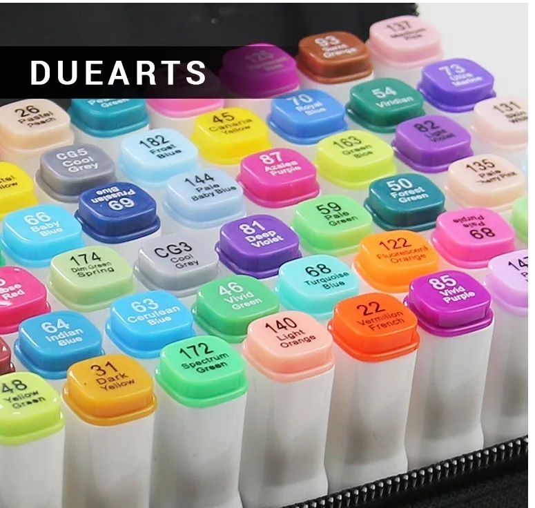 Hot student Multicolor Marker Pen Double-headed Nib painting Art school Horticultural Landscape Design Three generations
Hot student Multicolor Marker Pen Double-headed Nib painting Art school Horticultural Landscape Design Three generations