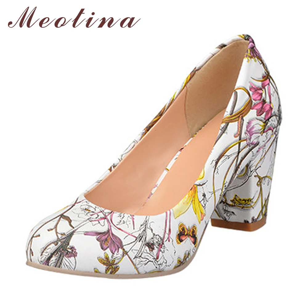 Meotina High Heels Women Shoes Heels Round Toe Square Heels Female Flower Pumps Cheap Work Shoes Yellow Red Large size 9 10 43
Meotina High Heels Women Shoes Heels Round Toe Square Heels Female Flower Pumps Cheap Work Shoes Yellow Red Large size 9 10 43