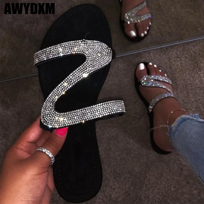 New women slippers summer open toe crystal flat Slide ladies fashion outdoor Comfort slip on Beach sandals woman shoe Mjuer S803
New women slippers summer open toe crystal flat Slide ladies fashion outdoor Comfort slip on Beach sandals woman shoe Mjuer S803