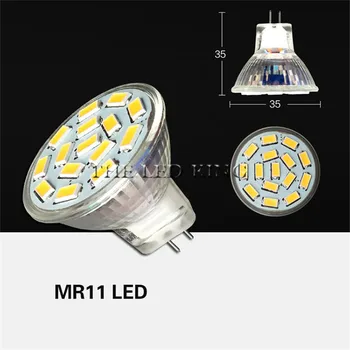 

10pcs/lot Super Bright Dimmable Light MR11 LED Spotlight 3014 SMD 3W/5W/7W 7 12 15LEDs AC/DC12V GU4.0 Base Lamp Replace 30/40W