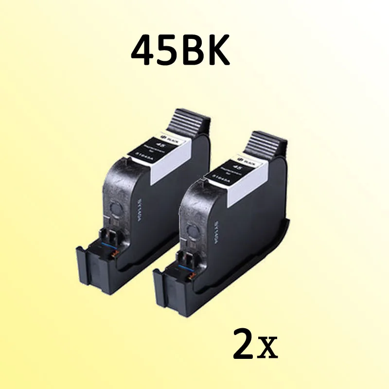 2x for hp45 for hp 45 51645A Deskjet 1180C 1220 6122 6127 9300 932C 935C 950C Printer