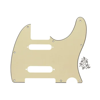 Quality Nashville Tele Style Electric Guitar Scratch Plate 3Ply 8 Holes with Screws Guitar Parts & Accessories,Cream
Quality Nashville Tele Style Electric Guitar Scratch Plate 3Ply 8 Holes with Screws Guitar Parts & Accessories,Cream