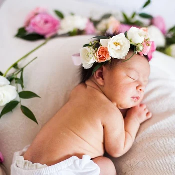 Bebe Girl Head Wreath Headband Rose Flower Hair Band Crown Kid Flower Girls Floral Headwear for Wedding Hair Accessories
Bebe Girl Head Wreath Headband Rose Flower Hair Band Crown Kid Flower Girls Floral Headwear for Wedding Hair Accessories