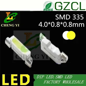 Warm white 335 chip led 3000-3500K smd led 4.0*0.8*0.8mm Side view light emitting diode
Warm white 335 chip led 3000-3500K smd led 4.0*0.8*0.8mm Side view light emitting diode