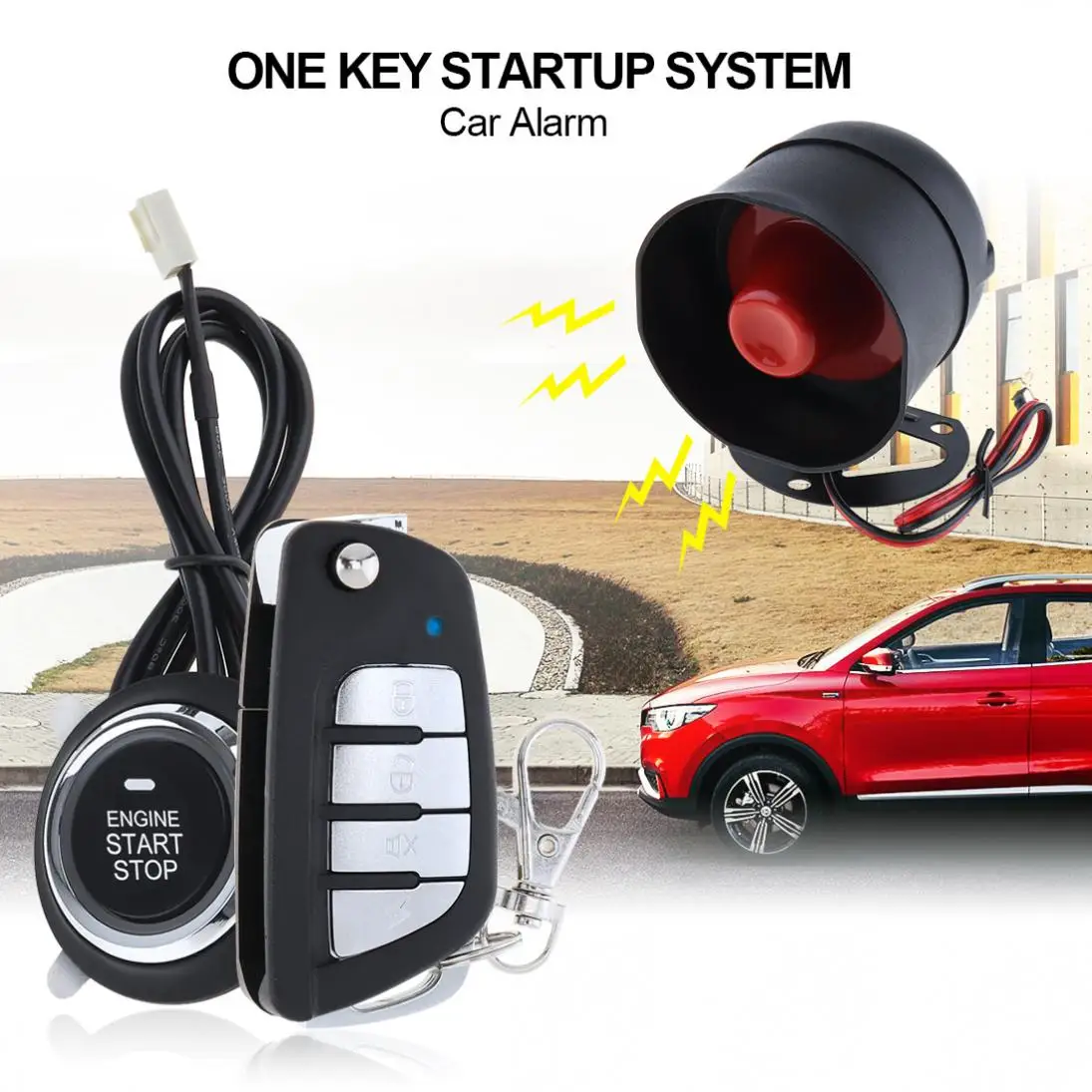 Universal Cars Alarm System Remote Start Stop Engine System with Auto Central Lock and Keyless Entry 5A with Key
Universal Cars Alarm System Remote Start Stop Engine System with Auto Central Lock and Keyless Entry 5A with Key
