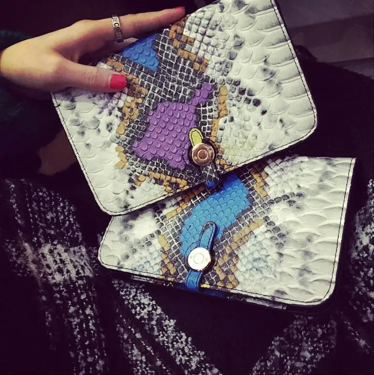 Luxury Mixed Color Real Exotic Snake Serpentine Skin Wallet, Long Genuine Serpentine Leather Wallet Womens Card Holder
Luxury Mixed Color Real Exotic Snake Serpentine Skin Wallet, Long Genuine Serpentine Leather Wallet Womens Card Holder