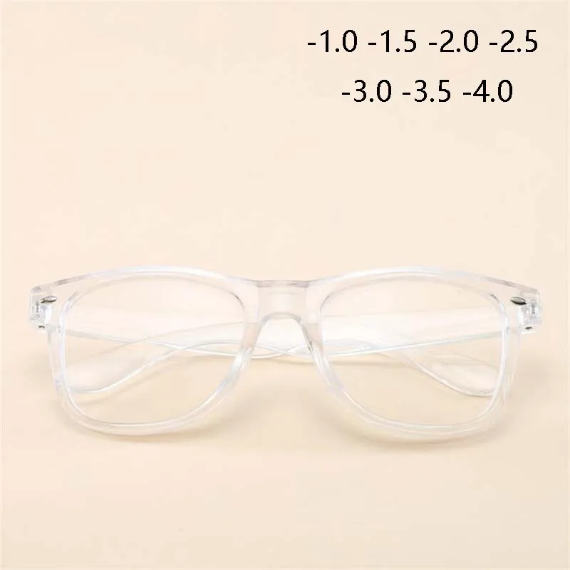 -1 -1.5 -2 -2.5 -3 -3.5 -4.0 Finished Nearsight Myopia Glasses Transparent White Frames Diopters Glasses Short-sighted Eyewwear
-1 -1.5 -2 -2.5 -3 -3.5 -4.0 Finished Nearsight Myopia Glasses Transparent White Frames Diopters Glasses Short-sighted Eyewwear