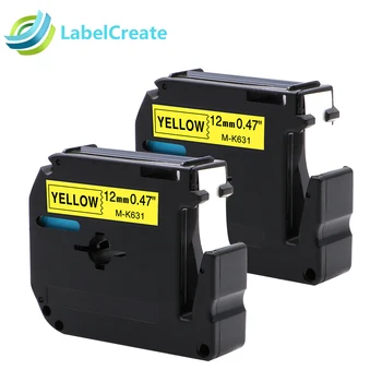 2 Pcs Compatible for Brother P-touch Brother Label Printer M Tape MK631 Black on Yellow 12mm for Brother P Touch Label Maker
2 Pcs Compatible for Brother P-touch Brother Label Printer M Tape MK631 Black on Yellow 12mm for Brother P Touch Label Maker