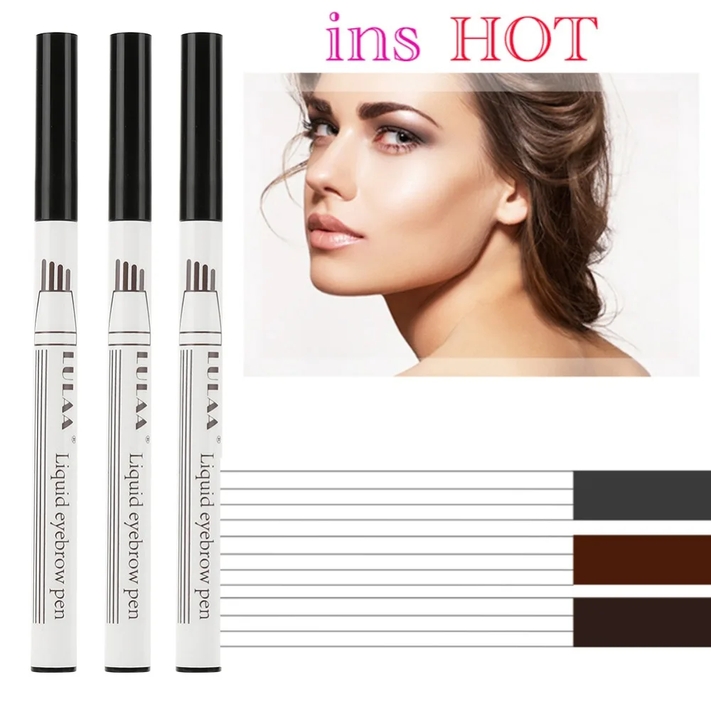 LULAA Easy to Draw 4 Heads Waterproof Eyebrow Tattoo Pen Sweat-proof Eyebrow Pencil Long-lasting Liquid Eyebrow Pencil TSLM2
LULAA Easy to Draw 4 Heads Waterproof Eyebrow Tattoo Pen Sweat-proof Eyebrow Pencil Long-lasting Liquid Eyebrow Pencil TSLM2
