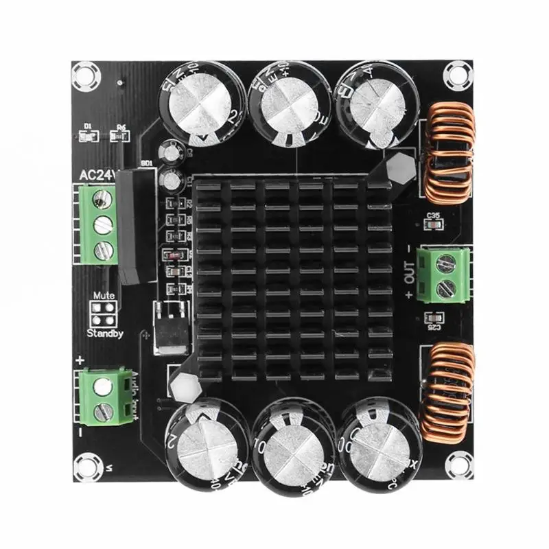 High Power Mono Digital Amplifier Board TDA8954TH Core BTL Mode Fever Classes 420W Home Theater Amplifiers
High Power Mono Digital Amplifier Board TDA8954TH Core BTL Mode Fever Classes 420W Home Theater Amplifiers