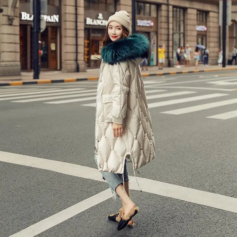 New Style Down Jacket Women's Fashion 2018 Winter Korean Version Long White Duck Down Knee Loose Large Fur Natural Loose Thick
New Style Down Jacket Women's Fashion 2018 Winter Korean Version Long White Duck Down Knee Loose Large Fur Natural Loose Thick