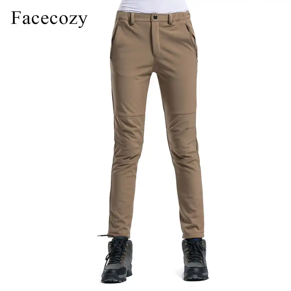 slim fit trekking trousers