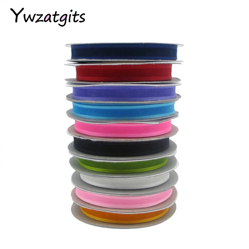 ywzatgits 25yards/roll 10mm Multi colors option Organza Ribbon Handmade DIY Garment Sewing & Hair Bow Accessories YU0301
ywzatgits 25yards/roll 10mm Multi colors option Organza Ribbon Handmade DIY Garment Sewing & Hair Bow Accessories YU0301