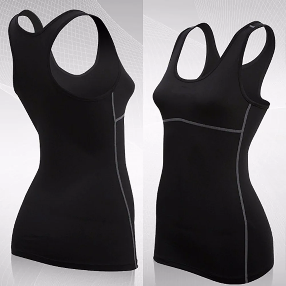 Women Compression Sports Wear Yoga Tank Tops Ladies Gym Fitness Workout Stretch Shirts Skins Clothes Running Cami Vest
Women Compression Sports Wear Yoga Tank Tops Ladies Gym Fitness Workout Stretch Shirts Skins Clothes Running Cami Vest