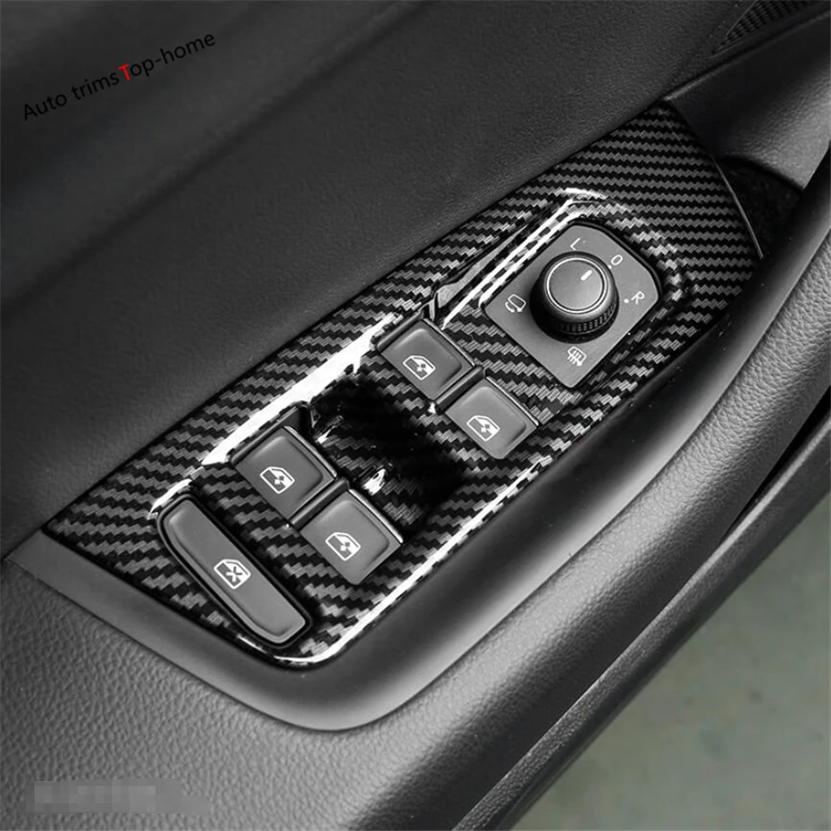 Yimaautotrims Inner Door Armrest Window Lift Button Cover Trim For Volkswagen Arteon 2018 2019 Carbon Fiber Look Interior ABS
Yimaautotrims Inner Door Armrest Window Lift Button Cover Trim For Volkswagen Arteon 2018 2019 Carbon Fiber Look Interior ABS