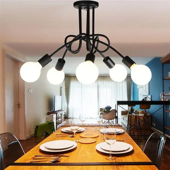 American Style 5 Heads Ceiling Lights Iron Surface Mounted Ceiling Lighting Bedroom Living Room Ceiling Lamp
American Style 5 Heads Ceiling Lights Iron Surface Mounted Ceiling Lighting Bedroom Living Room Ceiling Lamp
