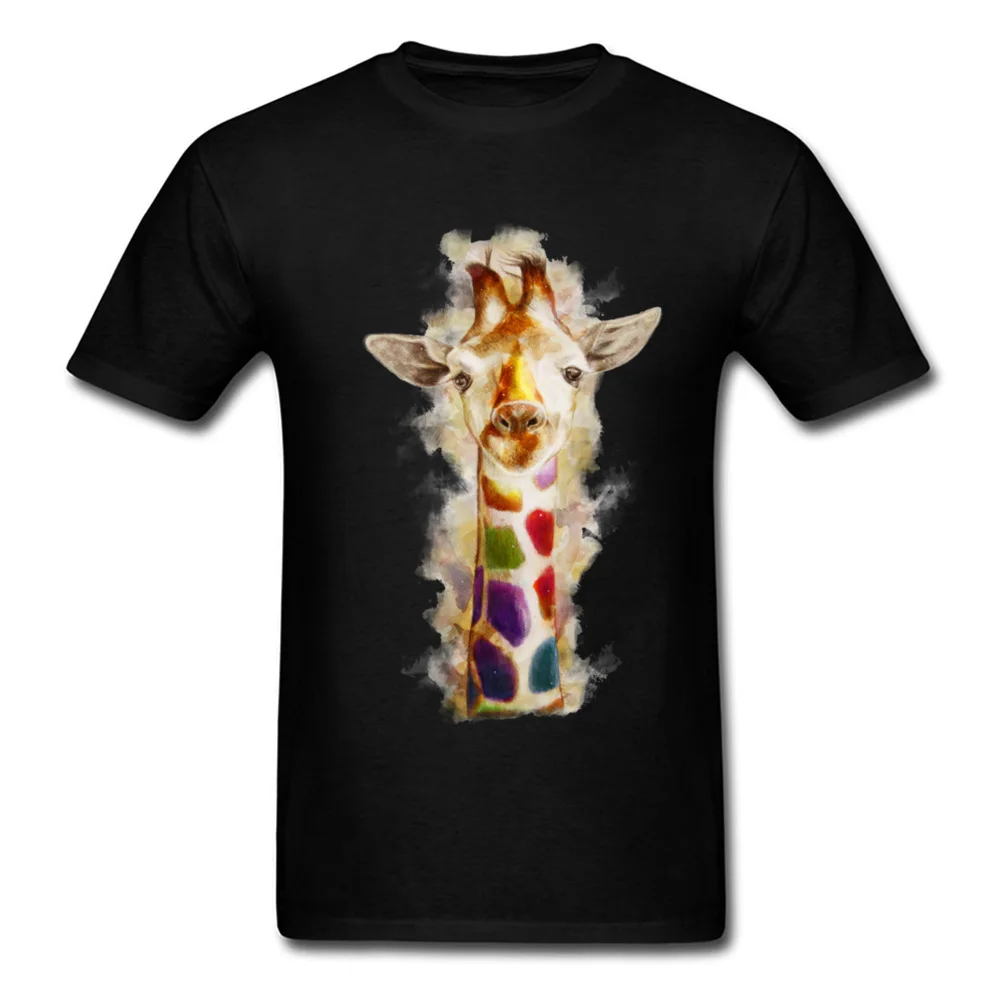 Colorful Day 2018 Black T-shirt Men Rainbow Watercolor Giraffe Painting Unique Summer T Shirt Animal Trend Top Tee
Colorful Day 2018 Black T-shirt Men Rainbow Watercolor Giraffe Painting Unique Summer T Shirt Animal Trend Top Tee