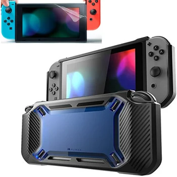 Shockproof TPU Heavy Slim Rubberized Hard Back Case Shell Protector with Screen Film For Nintend Switch Nintendo NS NX Console
Shockproof TPU Heavy Slim Rubberized Hard Back Case Shell Protector with Screen Film For Nintend Switch Nintendo NS NX Console