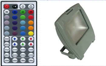 50W high power COB RGB LED flood light light with 44key IR remote;AC85-265V input
50W high power COB RGB LED flood light light with 44key IR remote;AC85-265V input