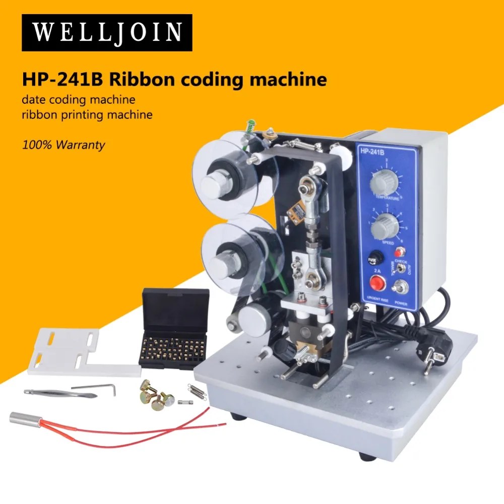 100% Warranty HP-241B Ribbon coding machine,date coding machine,ribbon printing machine
100% Warranty HP-241B Ribbon coding machine,date coding machine,ribbon printing machine