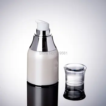 NEW Design 50Pcs x 30ML Pearl White Press pump Bottle silver collar+ transparent lid Lotion Bottle Empty Emulsion Airless bottle
NEW Design 50Pcs x 30ML Pearl White Press pump Bottle silver collar+ transparent lid Lotion Bottle Empty Emulsion Airless bottle