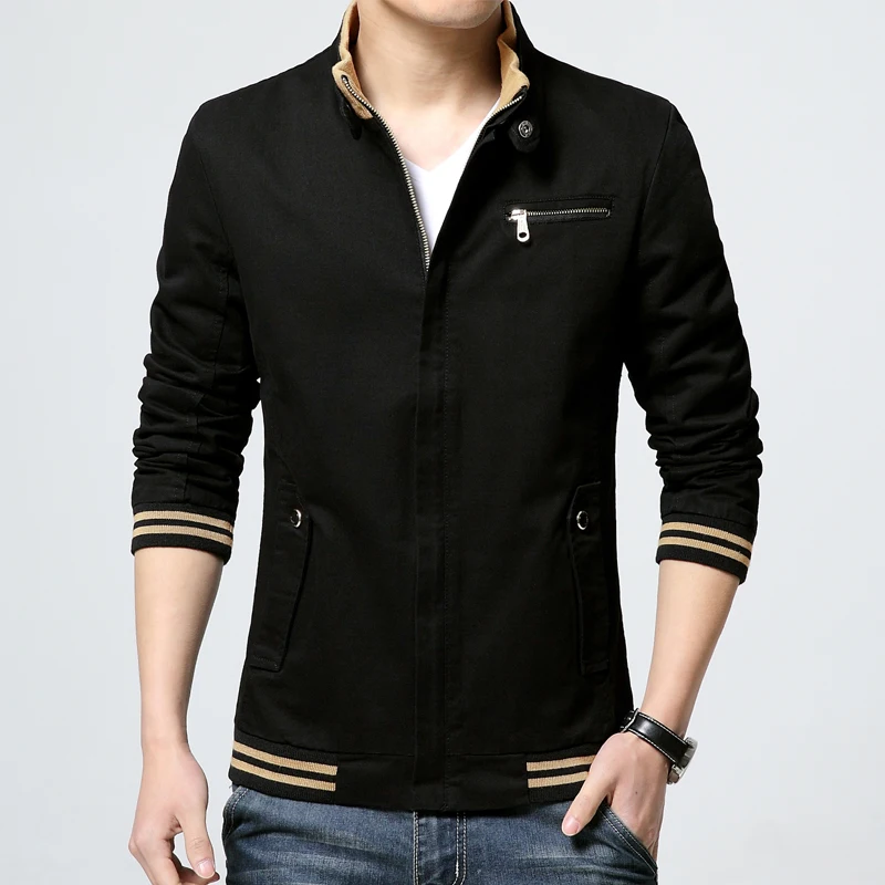 Mens Casual Jackets Stand Collar Slim Fit Autumn Jacket for Male 2019 Mens Bomber Jackets Quality Jacket Dropshipping
Mens Casual Jackets Stand Collar Slim Fit Autumn Jacket for Male 2019 Mens Bomber Jackets Quality Jacket Dropshipping