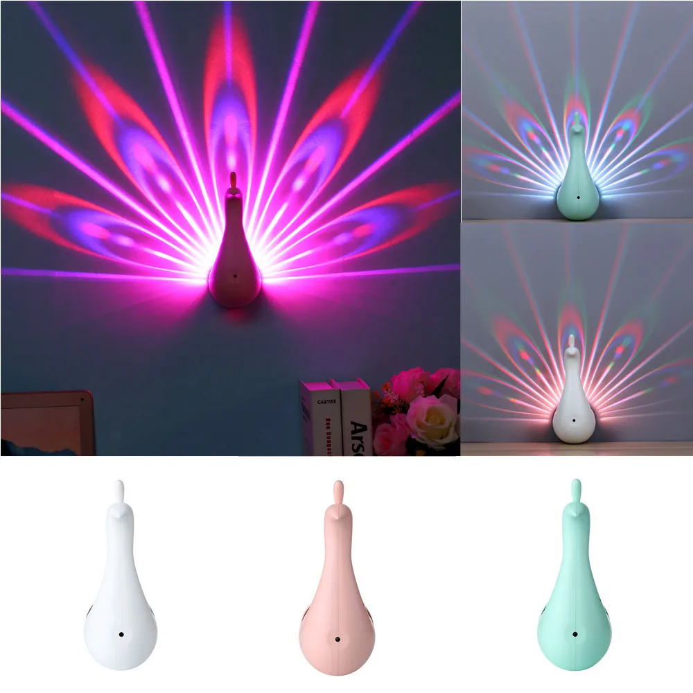 New Fashion Peacock Projection Light Home Wall Peacock USB Charging LED Colorful Projection Magical Light Home Party Decor
New Fashion Peacock Projection Light Home Wall Peacock USB Charging LED Colorful Projection Magical Light Home Party Decor