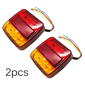 2Pcs/Lot Trailer Truck Caravan 26LED Taillight Tail Rear Light Turn Signal Brake Stop Lamp 6LED Plate Light 12V Boat Pickup New
2Pcs/Lot Trailer Truck Caravan 26LED Taillight Tail Rear Light Turn Signal Brake Stop Lamp 6LED Plate Light 12V Boat Pickup New