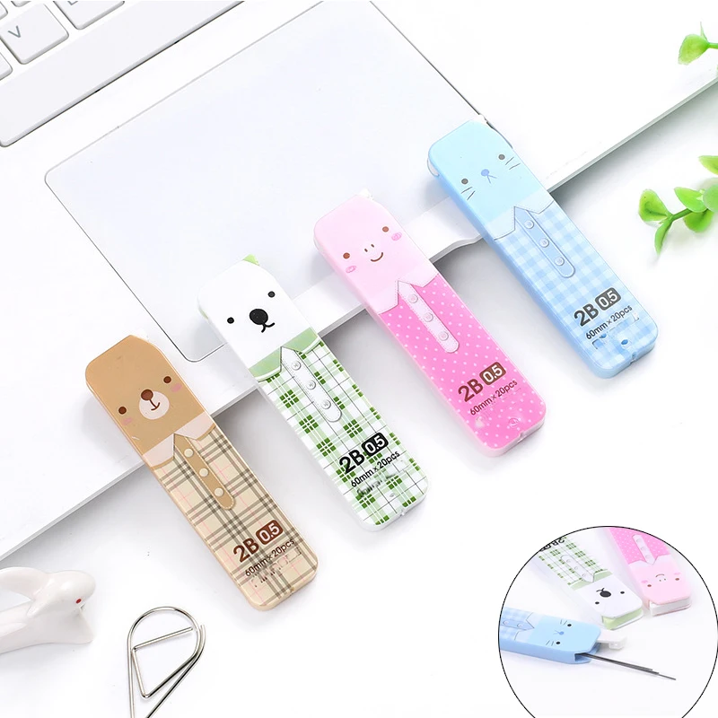 4 bottle/lot 2B Mechanical Pencil Refills Cat Panda Pencil Lead 0.5mm for Automatic Pencil Cute Stationery Office School Supply
4 bottle/lot 2B Mechanical Pencil Refills Cat Panda Pencil Lead 0.5mm for Automatic Pencil Cute Stationery Office School Supply