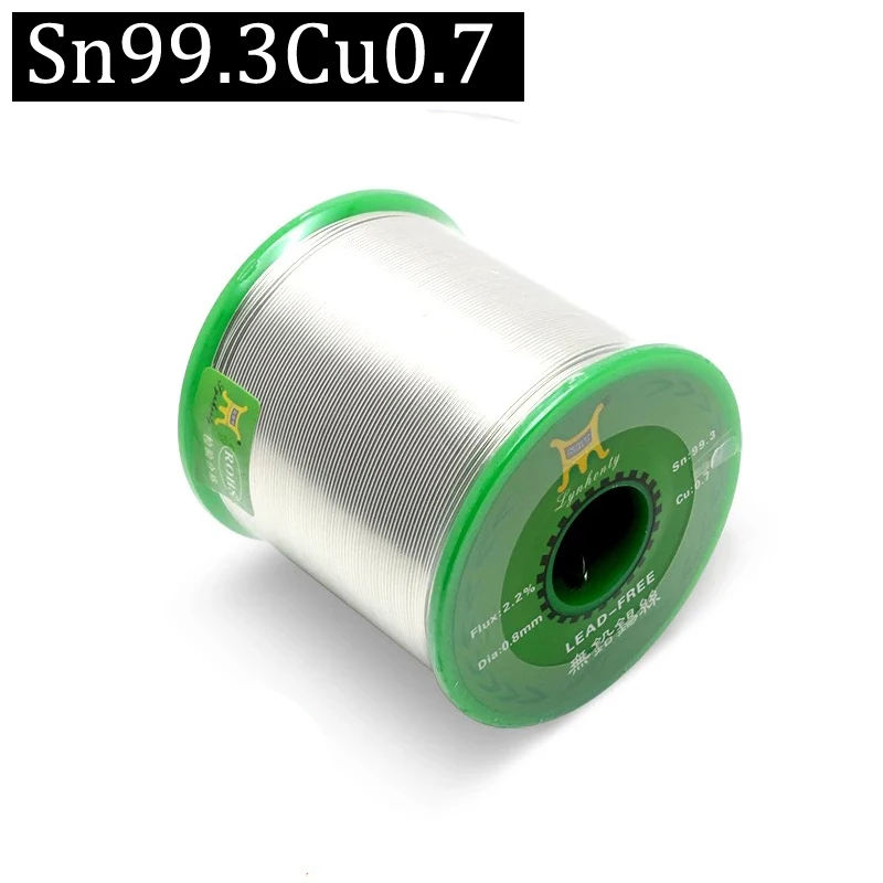 

1kg Lead Free Solder Wire Health Sn:99.3% Tin Wire Melt Rosin Core Big Roll Model:Sn99.3-0.7Cu