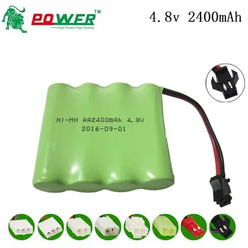 4.8v Rechargeable battery Packs 4.8V 2400mAh for RC toy electric lighting security AA NI-MH battery for Remote Control TOYS cars
4.8v Rechargeable battery Packs 4.8V 2400mAh for RC toy electric lighting security AA NI-MH battery for Remote Control TOYS cars