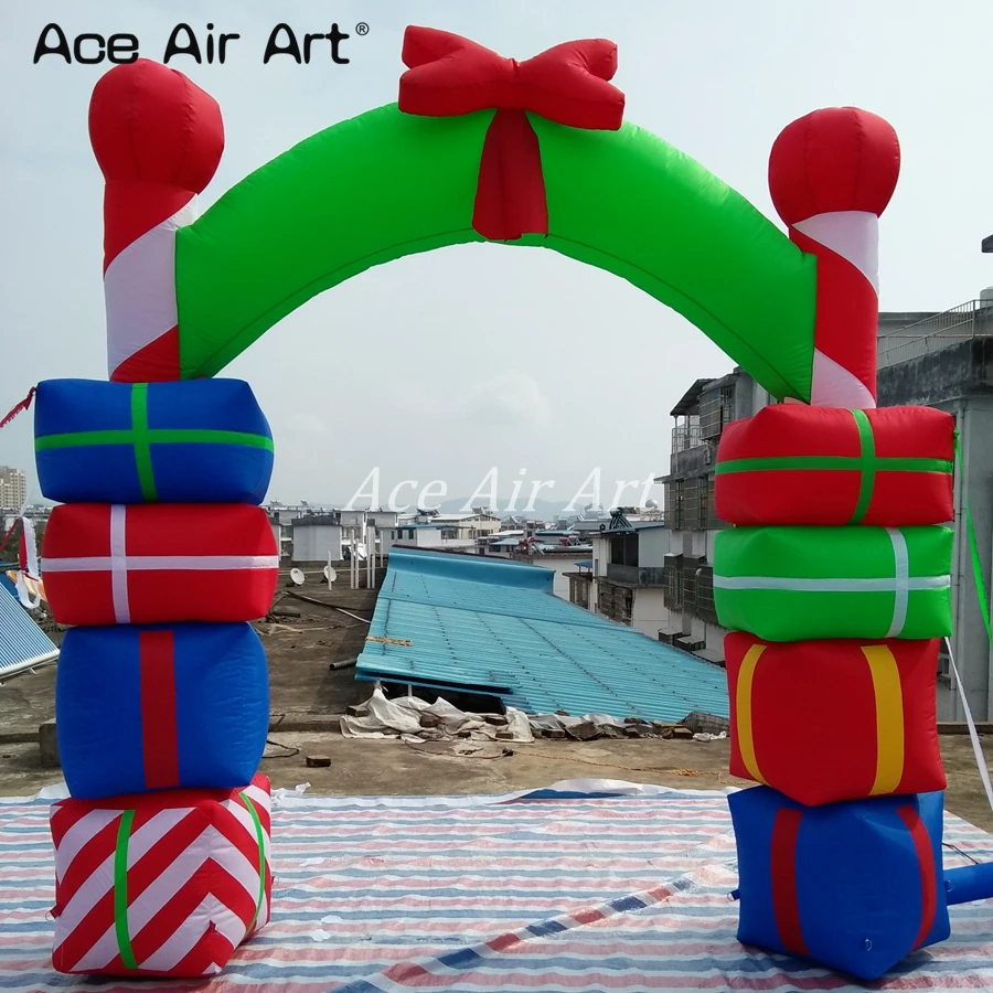 Hot sale durable material oxford made Christmas Inflatable Gift Archway Decoration made In China
Hot sale durable material oxford made Christmas Inflatable Gift Archway Decoration made In China