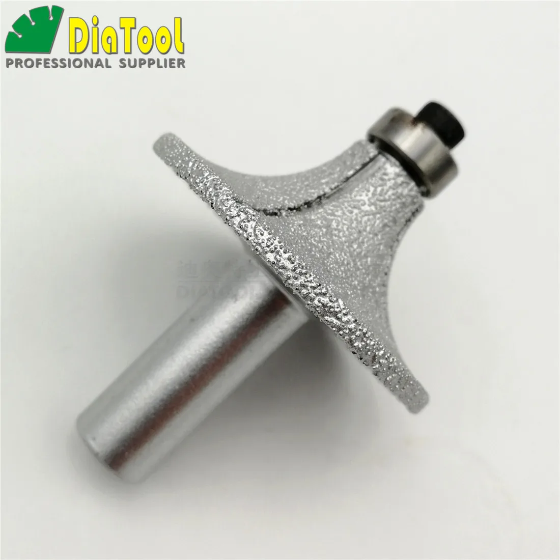 DIATOOL No.11 Radius 18mm Vacuum brazed diamond router bits for stone 12.7mm shank for edge profile
DIATOOL No.11 Radius 18mm Vacuum brazed diamond router bits for stone 12.7mm shank for edge profile