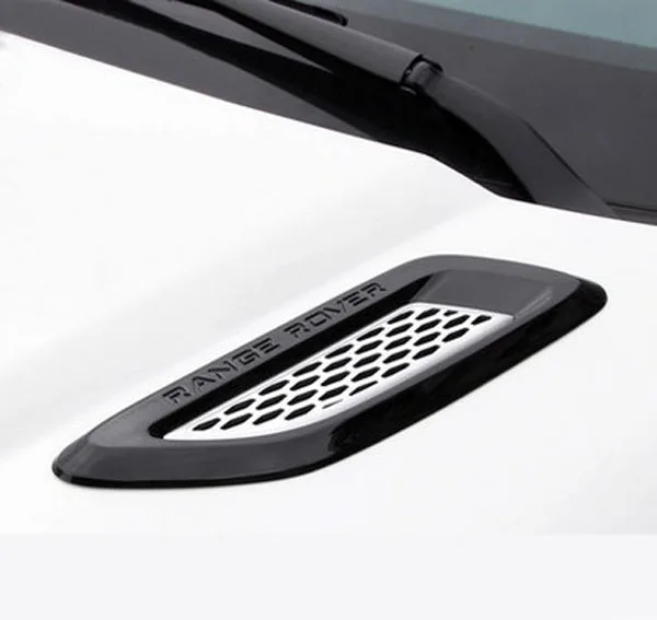 Silver/Black Chrome Car Engine Hood Outlet Vent Cover Trim Sticker For Land Rover Discovery 4 Freelander 2 2008-2017 Car Styling
Silver/Black Chrome Car Engine Hood Outlet Vent Cover Trim Sticker For Land Rover Discovery 4 Freelander 2 2008-2017 Car Styling