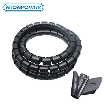 NTONPOWER Flexible Spiral Tube Cable Winder Cable Holder Organizer Cord Protector Cuttable Wire Management Storage Pipe
NTONPOWER Flexible Spiral Tube Cable Winder Cable Holder Organizer Cord Protector Cuttable Wire Management Storage Pipe