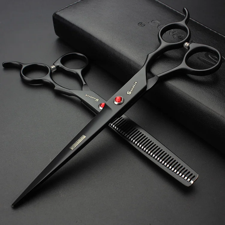 Hair scissors 7 INCH hair cutting scissors Thinning/Cutting scissors set Hairdressing scissors gules stone Simple packing NEW
Hair scissors 7 INCH hair cutting scissors Thinning/Cutting scissors set Hairdressing scissors gules stone Simple packing NEW