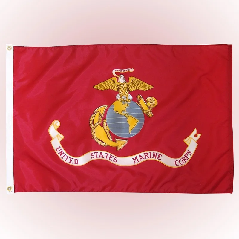 Image US Marine Corps Banner Army Flag Parade Festival Home Decoration Fashion 3*5 ft