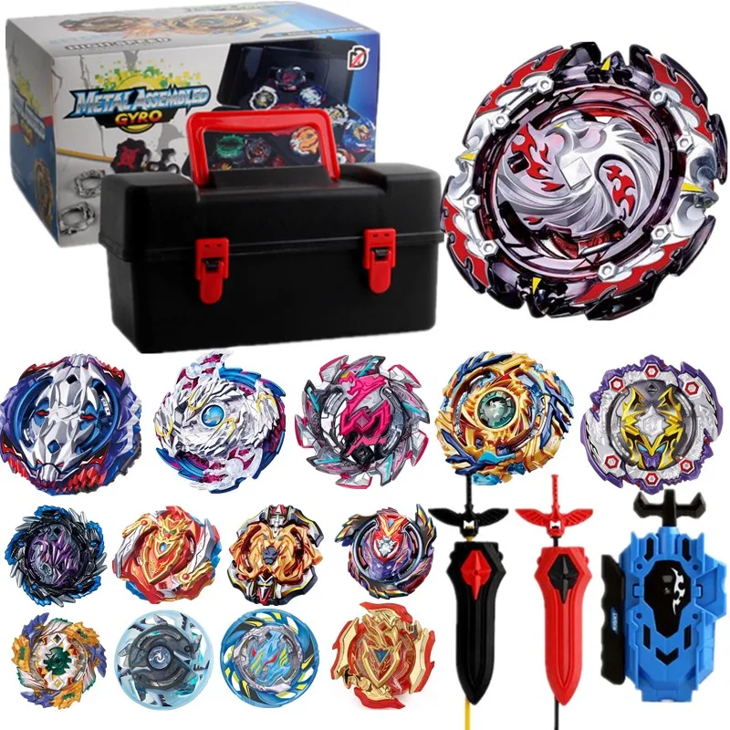 Tops Set Launchers Beyblade Toys B-131 B-122 B-130 Toupie Metal God Burst Spinning Top Bey Blade Blades Toy bay blade bables
Tops Set Launchers Beyblade Toys B-131 B-122 B-130 Toupie Metal God Burst Spinning Top Bey Blade Blades Toy bay blade bables