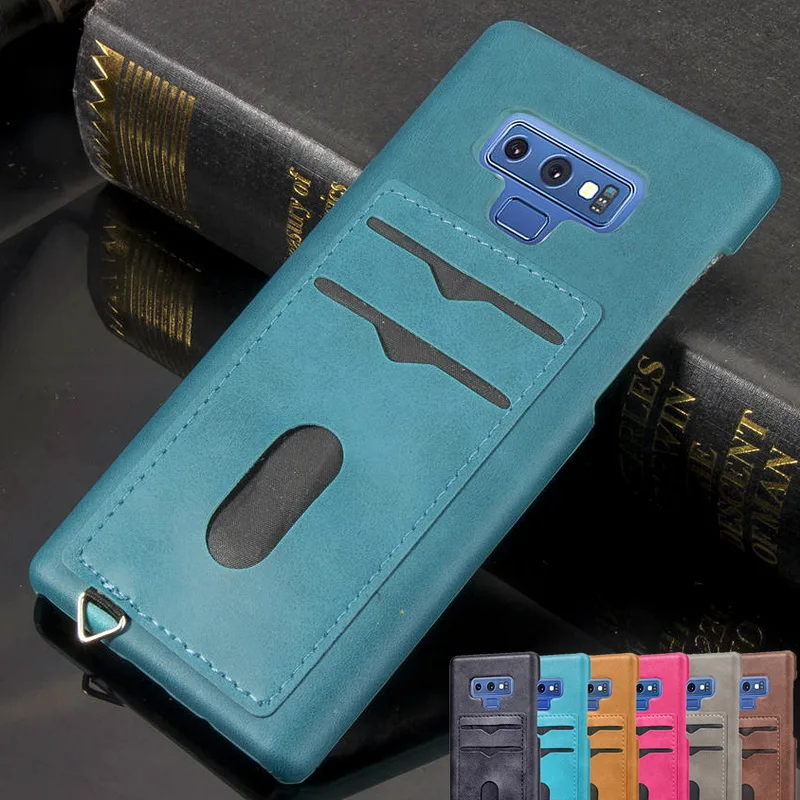 Hard PU PC Phone Case For Samsung Galaxy Note 9 Note8 Retro PU Leather Card Holder Back Cover For Samsung S7 Edge S8 Plus Coque
Hard PU PC Phone Case For Samsung Galaxy Note 9 Note8 Retro PU Leather Card Holder Back Cover For Samsung S7 Edge S8 Plus Coque
