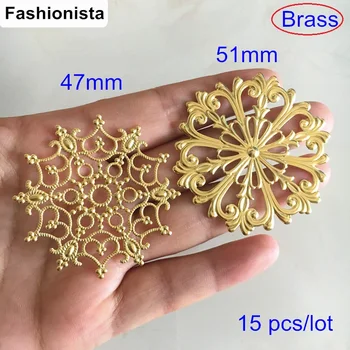 Free Shipping - 15 pcs Large Size Brass Snowflake Charm Connectors For Craft & Jewelry Making,Brass Filigree Snowflake 47mm,51mm
Free Shipping - 15 pcs Large Size Brass Snowflake Charm Connectors For Craft & Jewelry Making,Brass Filigree Snowflake 47mm,51mm