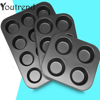 4/6/12 holes Carbon Steel Cupcake Baking Tray, Mini Cup Cupcake Shaped Cake Pan,Nonstick Cupcake Baking Tray 3d Mold Muffin Cups
4/6/12 holes Carbon Steel Cupcake Baking Tray, Mini Cup Cupcake Shaped Cake Pan,Nonstick Cupcake Baking Tray 3d Mold Muffin Cups