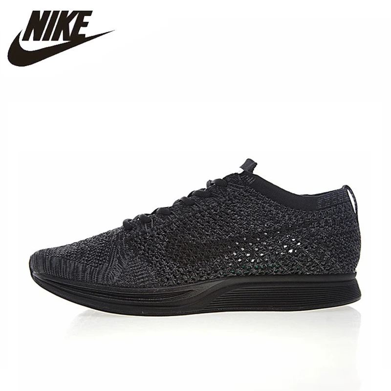 

Nike Flyknit Racer Triple Men's Running Shoes ,Black White ,Sliding Anti-slip Wear Resistant Breathable 526628-009 902366-100